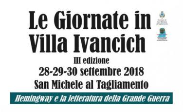 Le giornate di Villa Ivancich Le giornate di Villa Ivancich