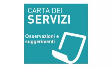 Carta dei Servizi 2017 in consultazione